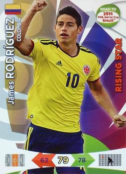 2013 Panini Adrenalyn XL Road to 2014 FIFA World Cup Brazil #34 James Rodriguez Front