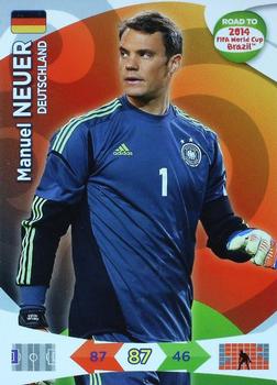 2013 Panini Adrenalyn XL Road to 2014 FIFA World Cup Brazil #46 Manuel Neuer Front