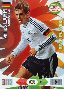 2013 Panini Adrenalyn XL Road to 2014 FIFA World Cup Brazil #47 Philipp Lahm Front