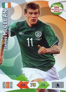 2013 Panini Adrenalyn XL Road to 2014 FIFA World Cup Brazil #116 James McClean Front