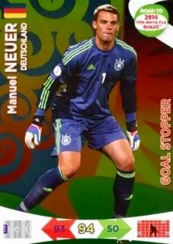 2013 Panini Adrenalyn XL Road to 2014 FIFA World Cup Brazil - Goal Stoppers #210 Manuel Neuer Front