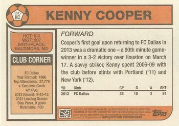 2013 Topps MLS - 1978 English Footballer #EPL-KC Kenny Cooper Back