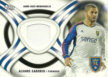 2013 Topps MLS - Relics #KIT-AS Alvaro Saborio Front