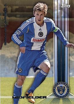 2013 Topps MLS - Gold #185 Brian Carroll Front