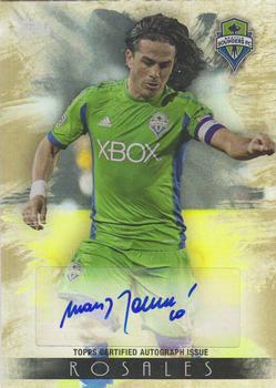 2013 Topps MLS - Maestros Autographs Gold #MA-MR Mauro Rosales Front