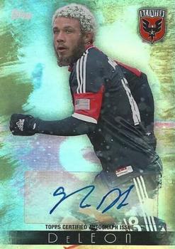 2013 Topps MLS - Maestros Autographs Gold #MA-ND Nick DeLeon Front