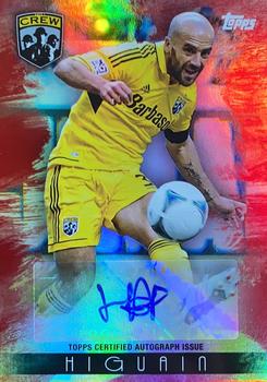 2013 Topps MLS - Maestros Autographs Red #MA-FH Federico Higuain Front