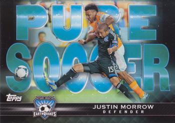 2013 Topps MLS - Pure Soccer #TIS-JM Justin Morrow Front