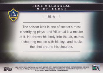 2013 Topps MLS - Pure Soccer #TIS-JV Jose Villarreal Back