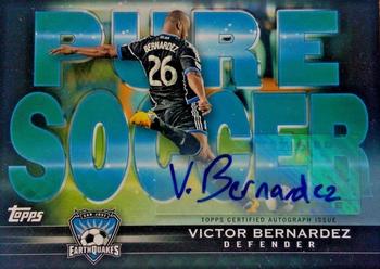 2013 Topps MLS - Pure Soccer Autographs #TISA-VB Victor Bernardez Front