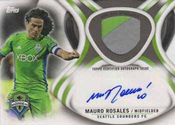 2013 Topps MLS - Relic Autographs Black Prime #AR-MR Mauro Rosales Front