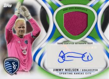2013 Topps MLS - Relic Autographs Green #AR-JN Jimmy Nielsen Front