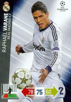 2012-13 Panini Adrenalyn XL UEFA Champions League Update Edition #100 Raphael Varane Front