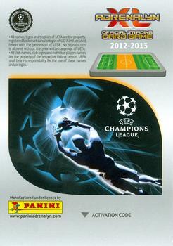 2012-13 Panini Adrenalyn XL UEFA Champions League Update Edition #123 Tino Costa Back