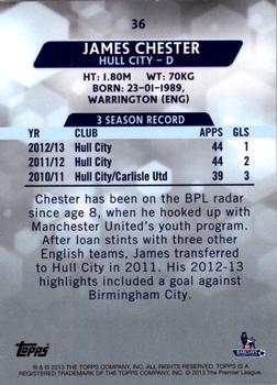 2013-14 Topps Premier Gold #36 James Chester Back