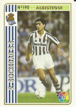 1994-95 Mundicromo Sport Las Fichas de La Liga #190 Albistegui Front