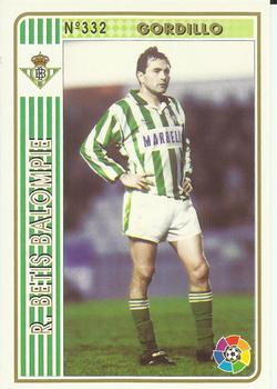 1994-95 Mundicromo Sport Las Fichas de La Liga #332 Gordillo Front