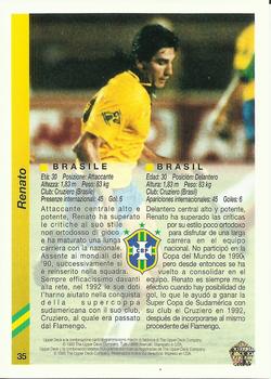 1993 Upper Deck World Cup Preview (Spanish/Italian) #35 Renato Back