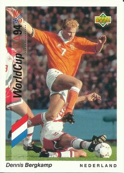 1993 Upper Deck World Cup Preview (Spanish/Italian) #39 Dennis Bergkamp Front