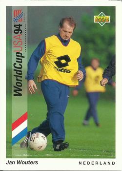1993 Upper Deck World Cup Preview (Spanish/Italian) #62 Jan Wouters Front