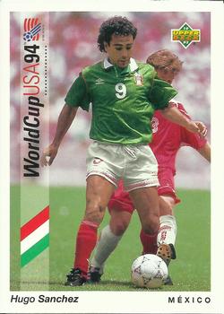 1993 Upper Deck World Cup Preview (Spanish/Italian) #64 Hugo Sanchez Front