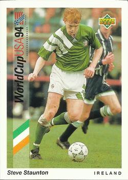 1993 Upper Deck World Cup Preview (Spanish/Italian) #99 Steve Staunton Front