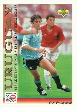 1993 Upper Deck World Cup Preview (Spanish/Italian) #117 Enzo Francescoli Front