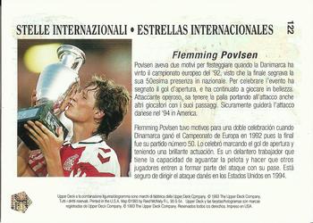 1993 Upper Deck World Cup Preview (Spanish/Italian) #122 Flemming Povlsen Back