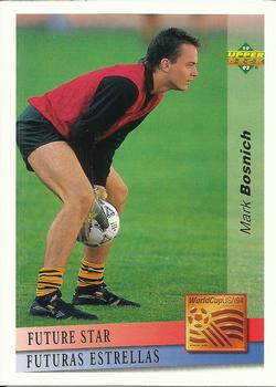 1993 Upper Deck World Cup Preview (Spanish/Italian) #128 Mark Bosnich Front