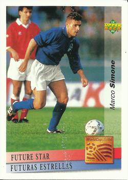 1993 Upper Deck World Cup Preview (Spanish/Italian) #143 Marco Simone Front