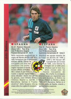 1993 Upper Deck World Cup Preview (Spanish/Italian) #194 Julio Salinas Back