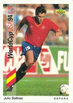 1993 Upper Deck World Cup Preview (Spanish/Italian) #194 Julio Salinas Front
