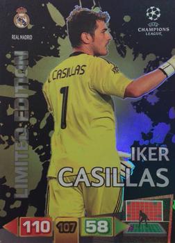 2011-12 Panini Adrenalyn XL UEFA Champions League - Limited Editions #NNO Iker Casillas Front