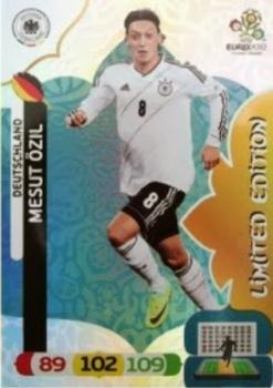 2012 Panini Adrenalyn XL Euro - Limited Editions #NNO Mesut Ozil Front