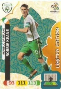 2012 Panini Adrenalyn XL Euro - Limited Editions #NNO Robbie Keane Front
