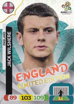 2012 Panini Adrenalyn XL Euro - Limited Editions #NNO Jack Wilshere Front