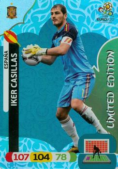 2012 Panini Adrenalyn XL Euro - Limited Editions #NNO Iker Casillas Front
