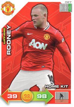 2011-12 Panini Adrenalyn XL Manchester United #27 Wayne Rooney Front