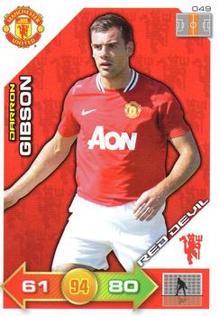 2011-12 Panini Adrenalyn XL Manchester United #49 Darron Gibson Front