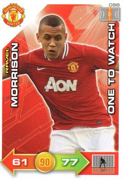 2011-12 Panini Adrenalyn XL Manchester United #98 Ravel Morrison Front