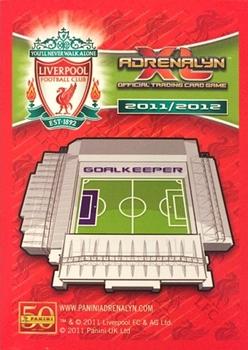 2011-12 Panini Adrenalyn XL Liverpool #1 Pepe Reina Back