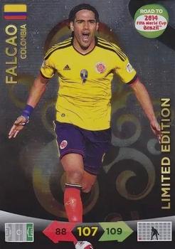 2013 Panini Adrenalyn XL Road to 2014 FIFA World Cup Brazil - Limited Editions #NNO Falcao Front