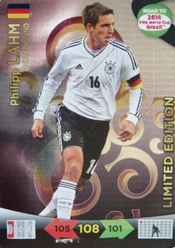 2013 Panini Adrenalyn XL Road to 2014 FIFA World Cup Brazil - Limited Editions #NNO Philipp Lahm Front