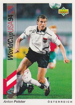 1993 Upper Deck World Cup Preview (English/German) #6 Anton Polster Front