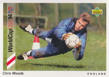 1993 Upper Deck World Cup Preview (English/German) #25 Chris Woods Front