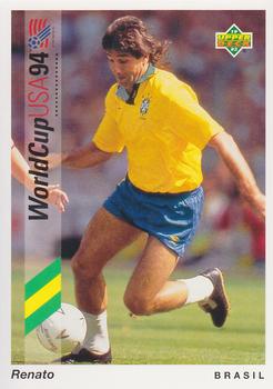 1993 Upper Deck World Cup Preview (English/German) #35 Renato Front