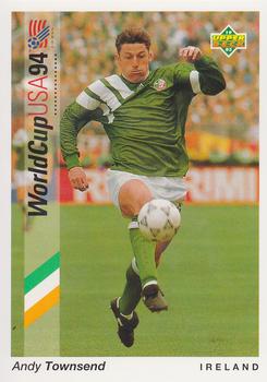 1993 Upper Deck World Cup Preview (English/German) #44 Andy Townsend Front