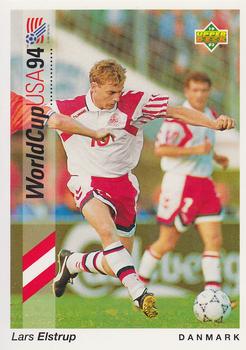 1993 Upper Deck World Cup Preview (English/German) #48 Lars Elstrup Front