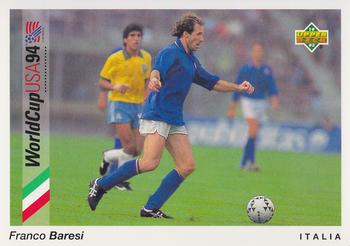 1993 Upper Deck World Cup Preview (English/German) #78 Franco Baresi Front