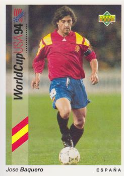 1993 Upper Deck World Cup Preview (English/German) #97 Jose Baquero Front